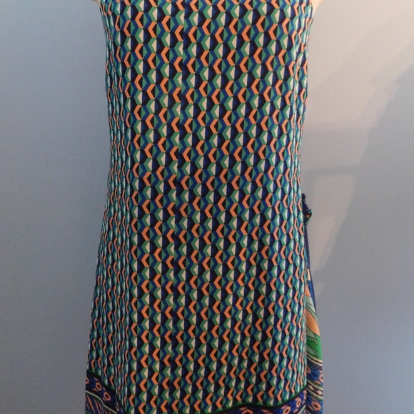 Maeve Layered Floral Silk Dress-Xs - Picture 4 of 5